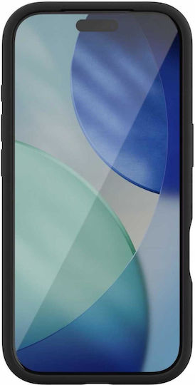Spacecase Silicone Umschlag Rückseite Silikon Schwarz (iPhone 17 Pro)