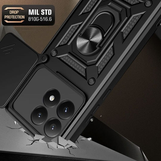 Tech-Protect Camshield Pro Задна корица Силикон / Пластмаса Черен (Xiaomi 15T)