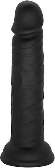 Guilty Toys Realistic Dildo With Suction Cup Black 13.3cm