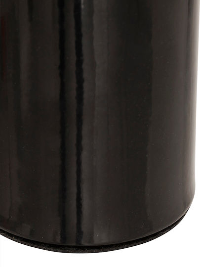 Metal Table Lamp for Socket E27 with Black Shade and Base
