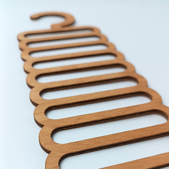 ToXylo Wardrobe Hanger for Ties Wooden SS-4952627 1pcs