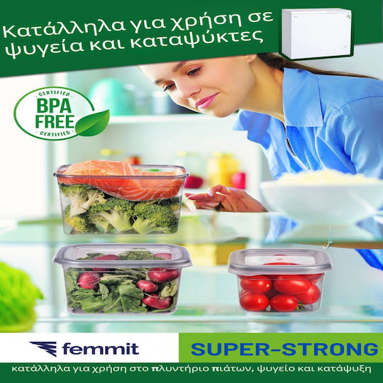 Femmit Σετ 12 Βάζα Αποθήκευσης Τροφίμων Μπαχαρικών 400 ml με Αεροστεγές Καπάκι Πλαστικό BPA Free