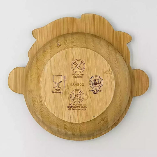 Pandaboo Παιδικό Μπωλ Φαγητού από Bamboo Γαλάζιο
