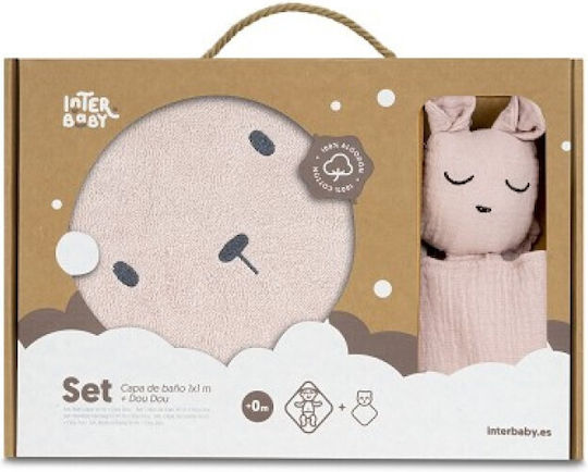Interbaby Baby-Badetuch mit Kapuzen 100x100cm