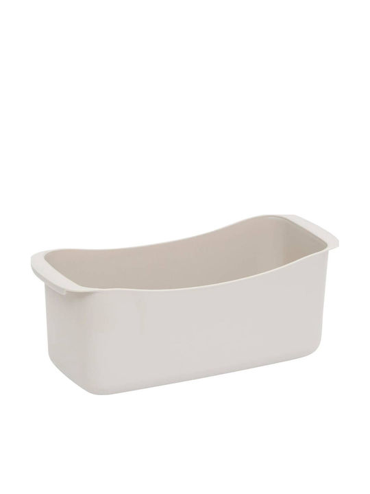 5Five Floor Bathroom Shelf Metallic with 3 Shelves 28.9x16x289cm Beige