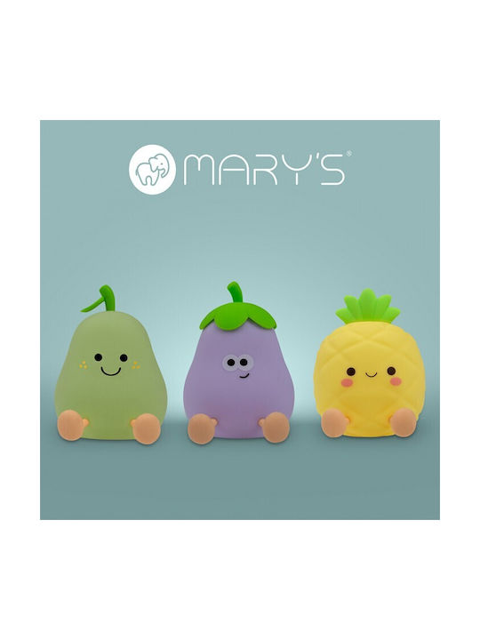 Mary's Mary's Nursery Night Light LED Fruit Team Battery Multicolour Warm