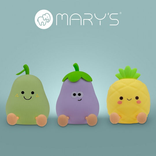 Mary's Nachtlichter Für Das Kinderzimmer LED Fruit Team Batterien Mehrfarbig Warm