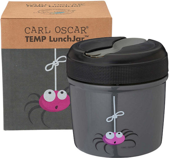 Carl Oscar Ανοξείδωτο Παιδικό Δοχείο Φαγητού 0.5lt Γκρι