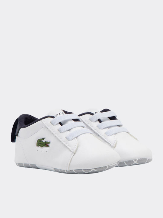 Lacoste Adidași pentru bebeluși Albe Lacoste Adidași pentru bebeluși Albe