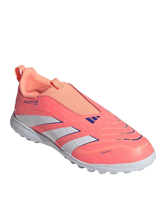 Kids Soccer Cleats Predator League Ll Turf Without Laces Orange