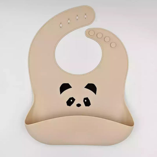 Pandaboo Lätzchen Stoff Beige