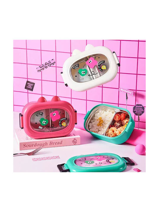 Pandaboo Lunchbox Inox Weiß 1Stück