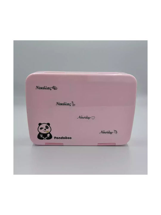 Pandaboo Δοχείο Φαγητού Πλαστικό Μωβ 820ml
