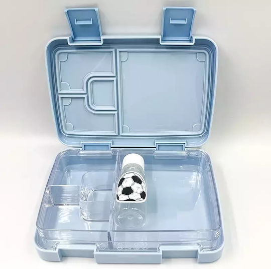 Pandaboo Δοχείο Φαγητού Πλαστικό Γαλάζιο 820ml