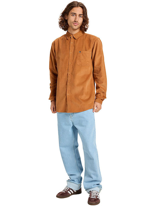 Smoke Trail Long-sleeved Corduroy Shirt Smoke