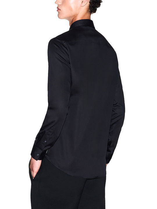 Armani Exchange Πουκάμισο Μαυρο