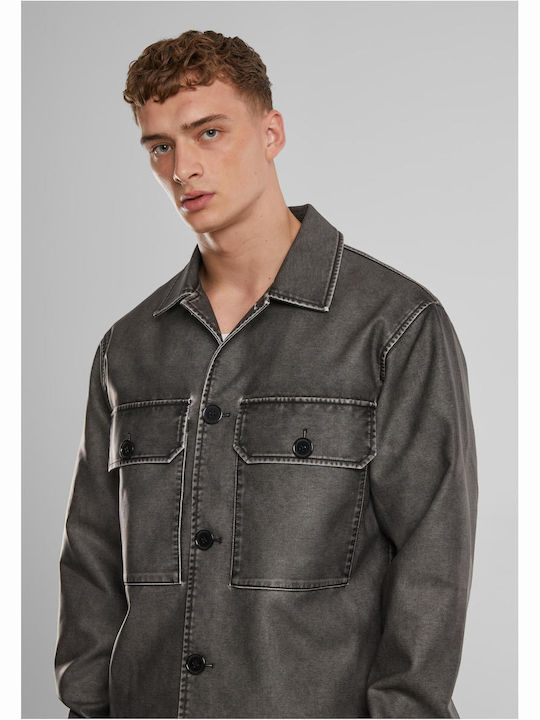 Μακρυμάνικo Overshirt Black