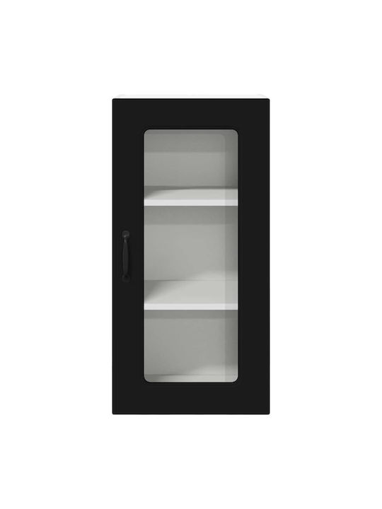 Cabinet Wall Black 40x31x80cm