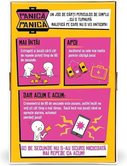 Joc de Societate Panic-Panic! pentru 2+ Jucători 7+ Ani Exploding Kittens