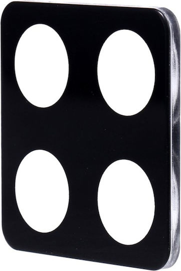 Camera Protection Metal Frame Black for the Honor 400 Smart, X7d 4G