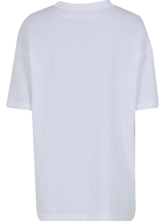 Bluze Damă Tricou Oversized Alb