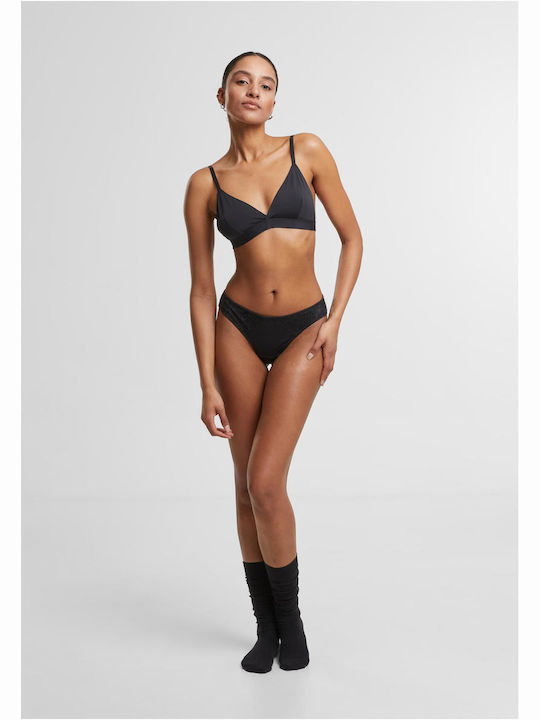 Femei Brazilia 2Pack cu Dantelă Black