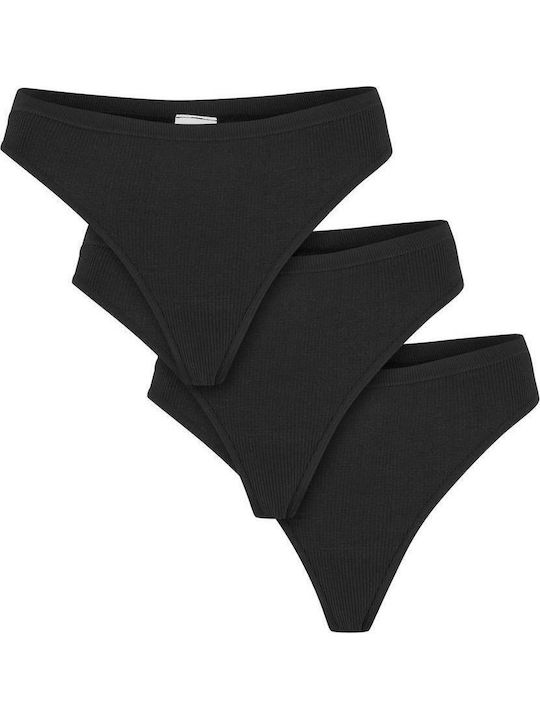 Γυναικεία Brazil 3Pack Μαύρα