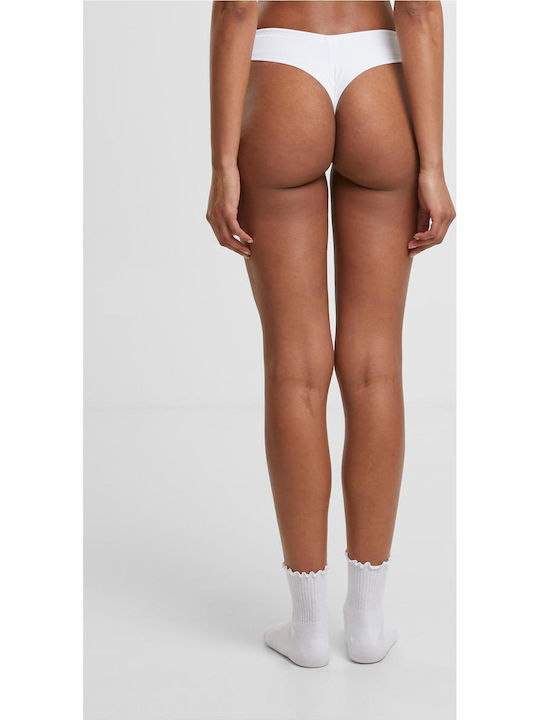 Дамско Бразилско 2Pack с дантела Black, White