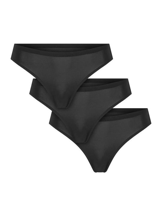 Damen Brasilien 3Pack Black