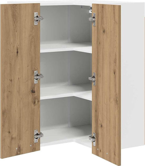 Χειροποίητη Δρυς Και Λευκό 57x57x80buc