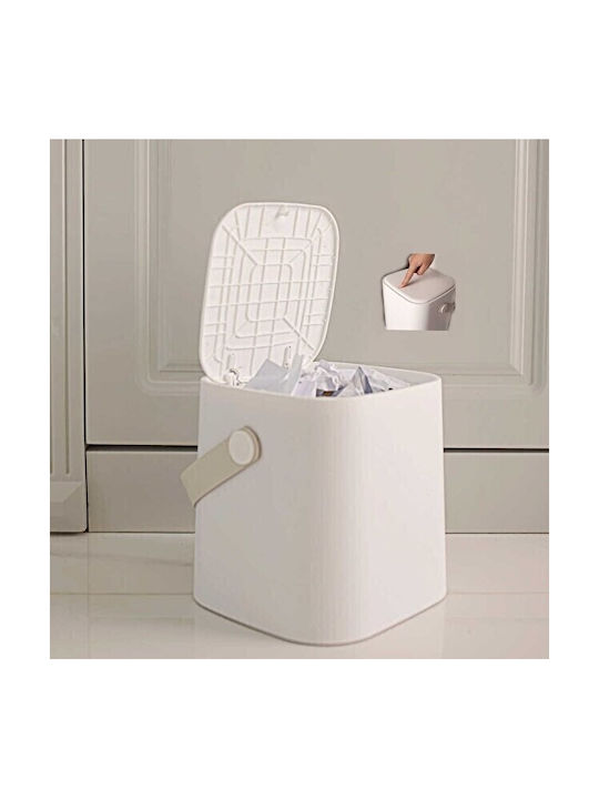 Femmit Waste Bin Handle Inner Bucket 4l Kitchen & Bathroom – White
