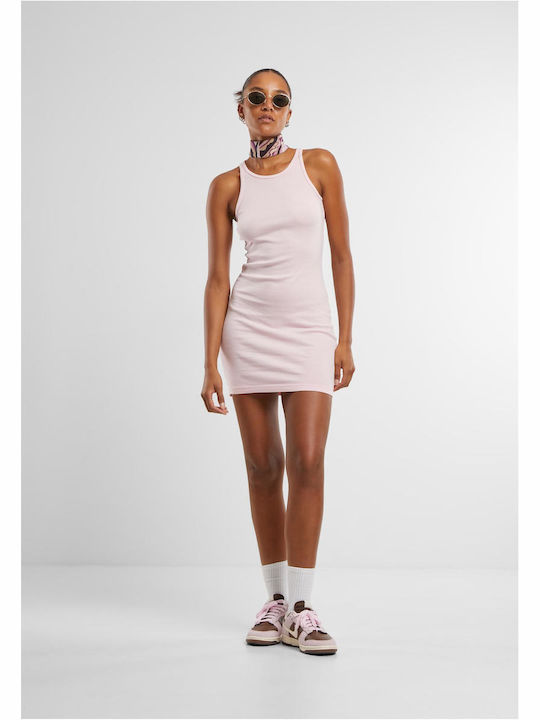 Ladies Summer Mini Dress Blushed Rose
