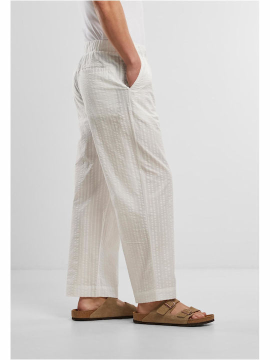 Hose in Lockere Passform White
