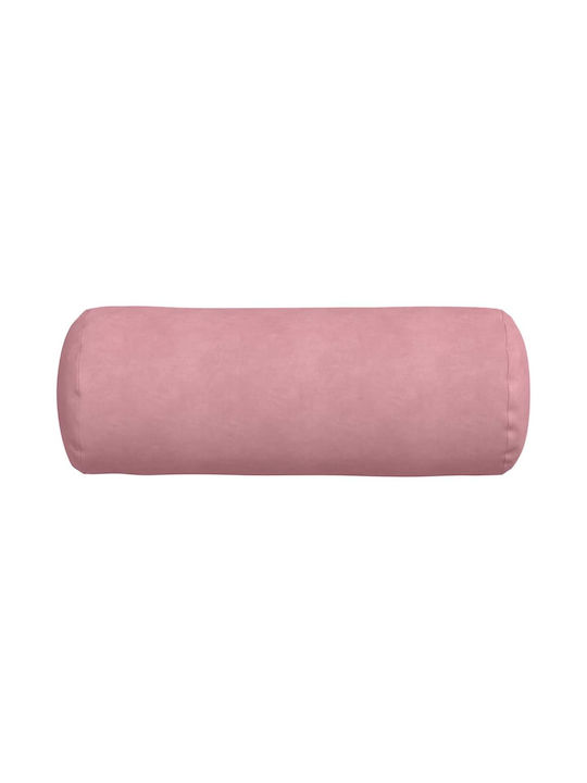 vidaXL Perna De Canapea Din Catifea Roz 70x25cm