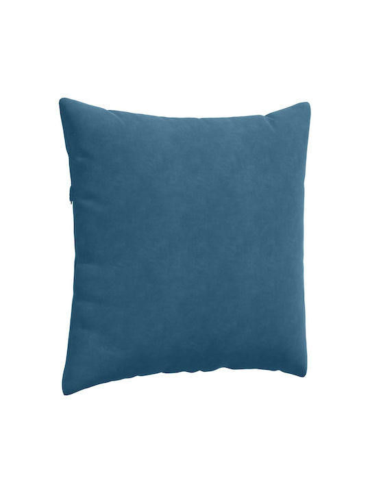 vidaXL Velvet Blue Sofa Cushion 60x60cm
