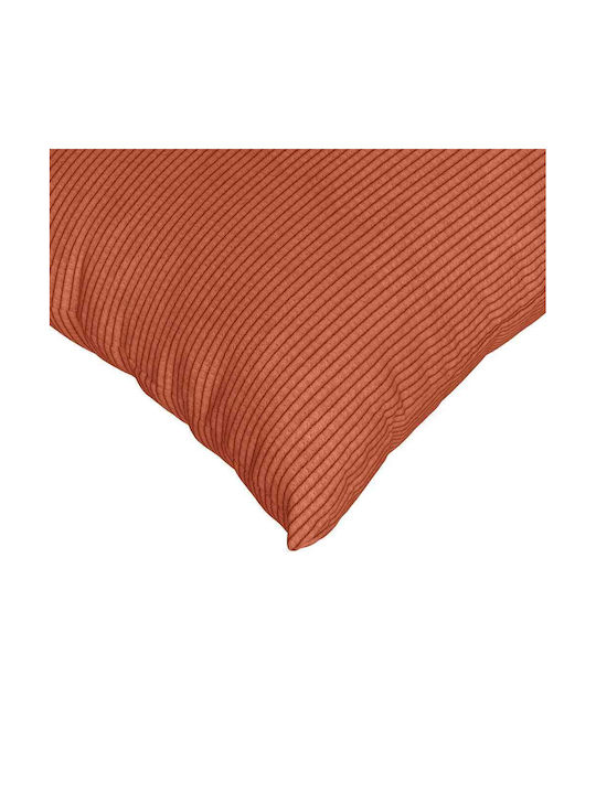 vidaXL Velvet Sofa Cushion Red Orange 40x60cm