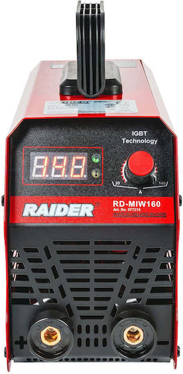 Raider Ηλεκτροκόλληση Inverter MMA με Μέγιστο Ρεύμα Συγκόλλησης 140A