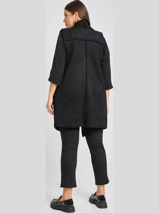 Mouton Damen Schwarz Mantel