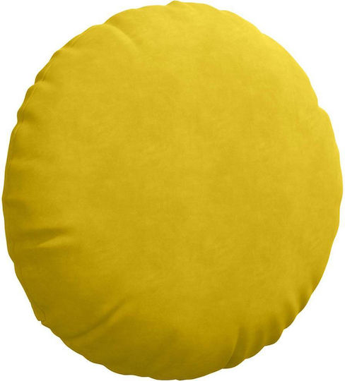 vidaXL Възглавница за Диван от Кадифе Жълта 60x60см