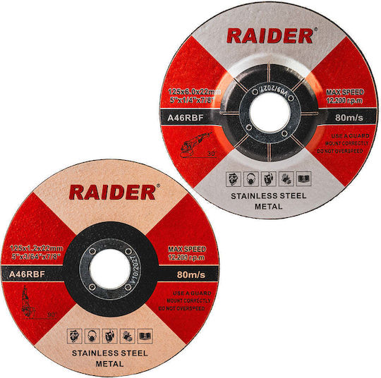 Raider RDP-AG79 Τροχός 125mm Ρεύματος 900W με Ρύθμιση Στροφών