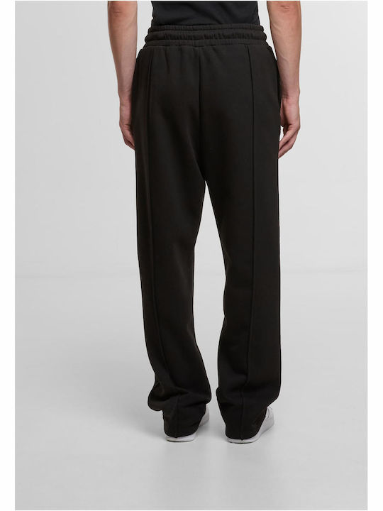 Men's Sweatpants Jogging Pants Without Elastic Jetblack