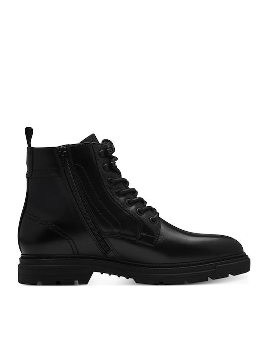 Leather Black Boots Anatomical