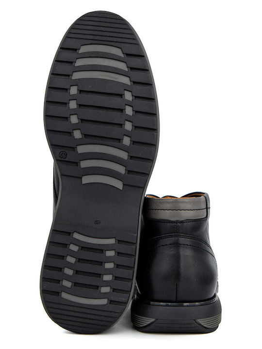 Leather Black Men's Boots