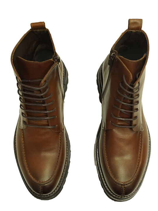 Leather Tabac Brown Boots