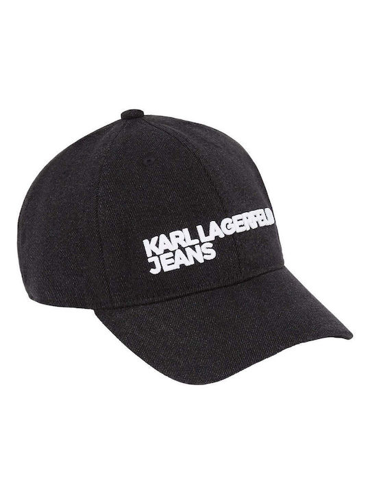 Дамска Шапка Karl Lagerfeld Jeans Klj Черна Деним Шапка