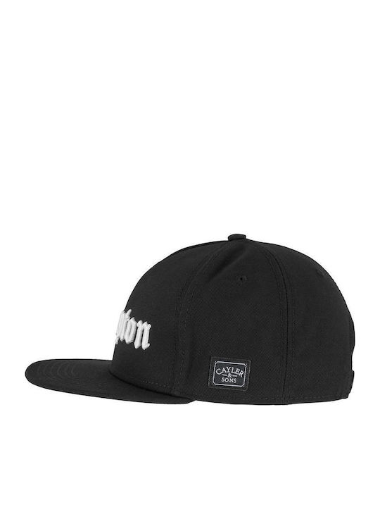 C&s Compton Plain Snapback Cap Black One