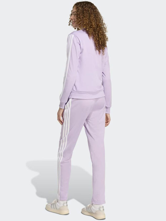 adidas Essentials 3-stripes Σετ Φόρμας Μωβ