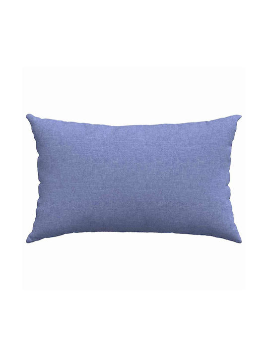 vidaXL Sofa Cushion Blue Denim 30x50cm