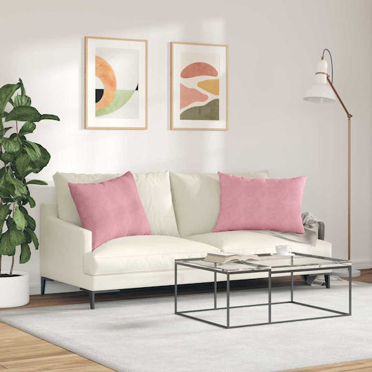 vidaXL Μαξιλάρι Ροζ 2τμχ 50x70εκ. vidaXL Μαξιλάρι Ροζ 2τμχ 50x70εκ.