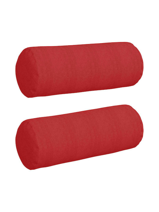 vidaXL Sofa-Kissen Red 2Stück 70x25cm.
